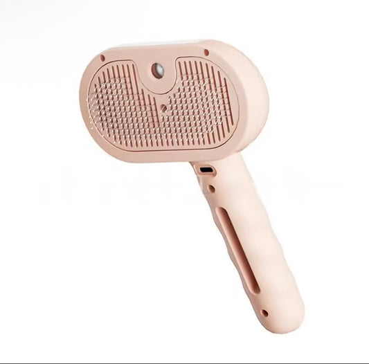 Brosse vapeur anti-poils pour chien et chat – Massage & nettoyage