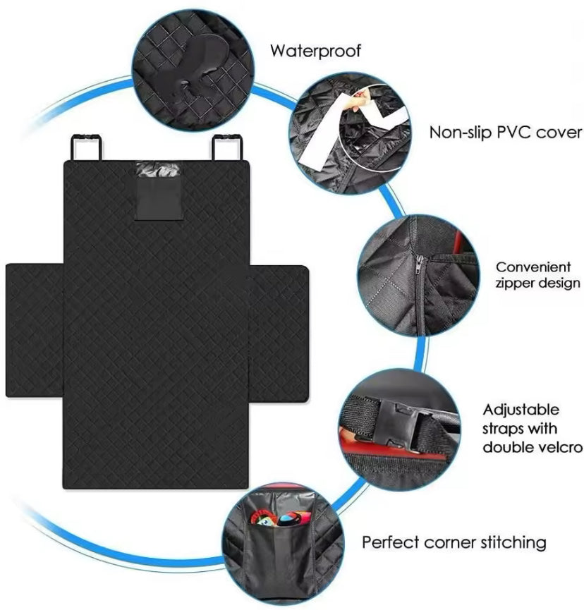Couverture auto facile à nettoyer pour chien