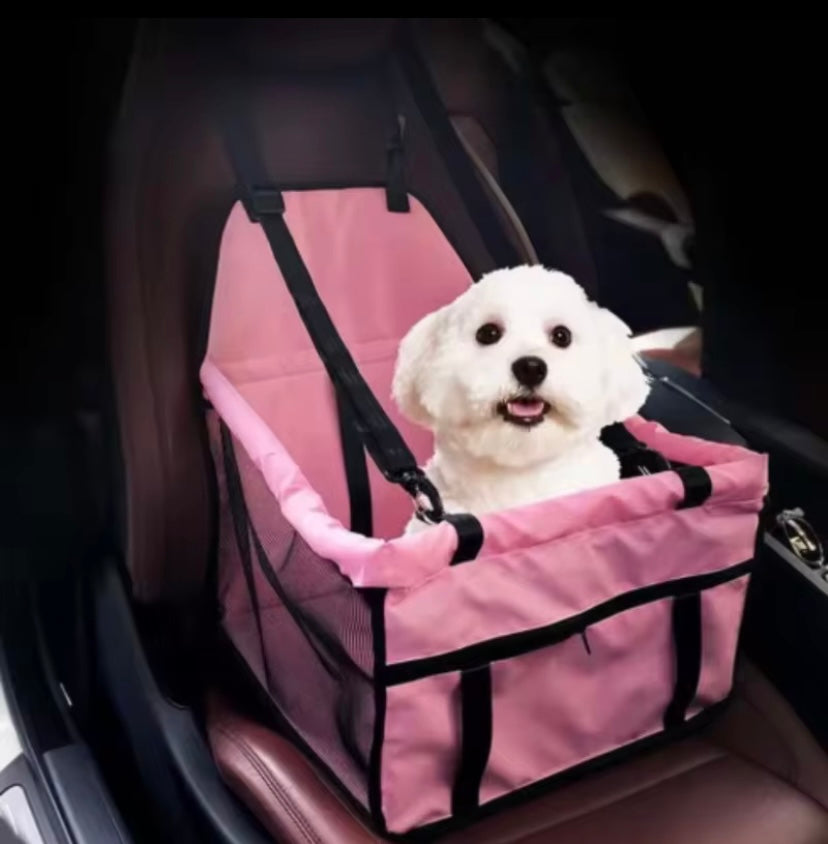 Siège auto chien avec harnais – Idéal petits chiens