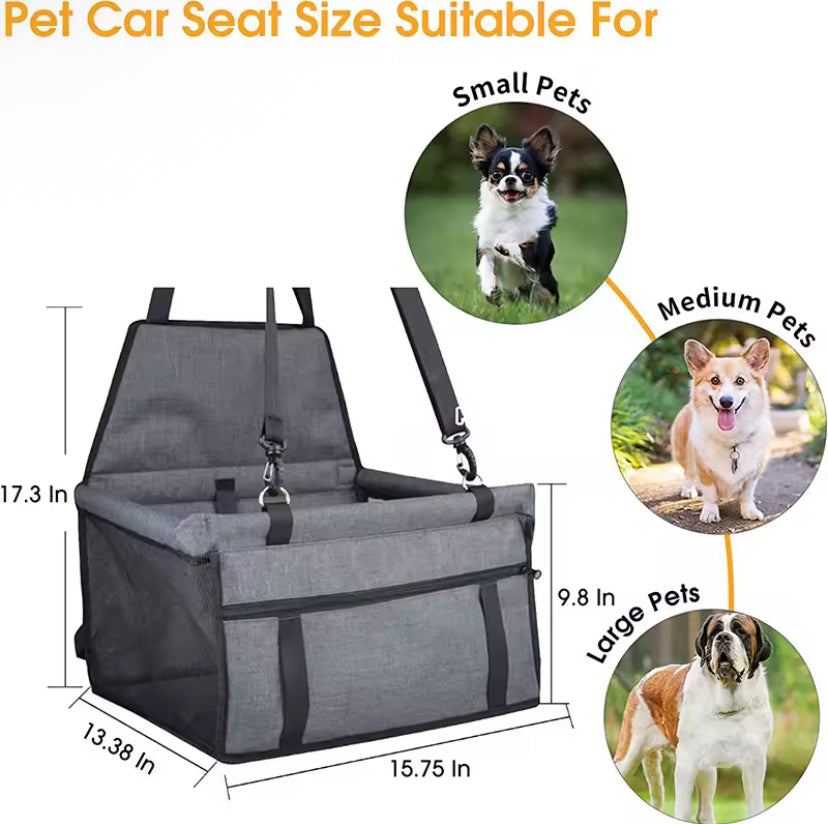 Siège auto chien avec harnais – Idéal petits chiens