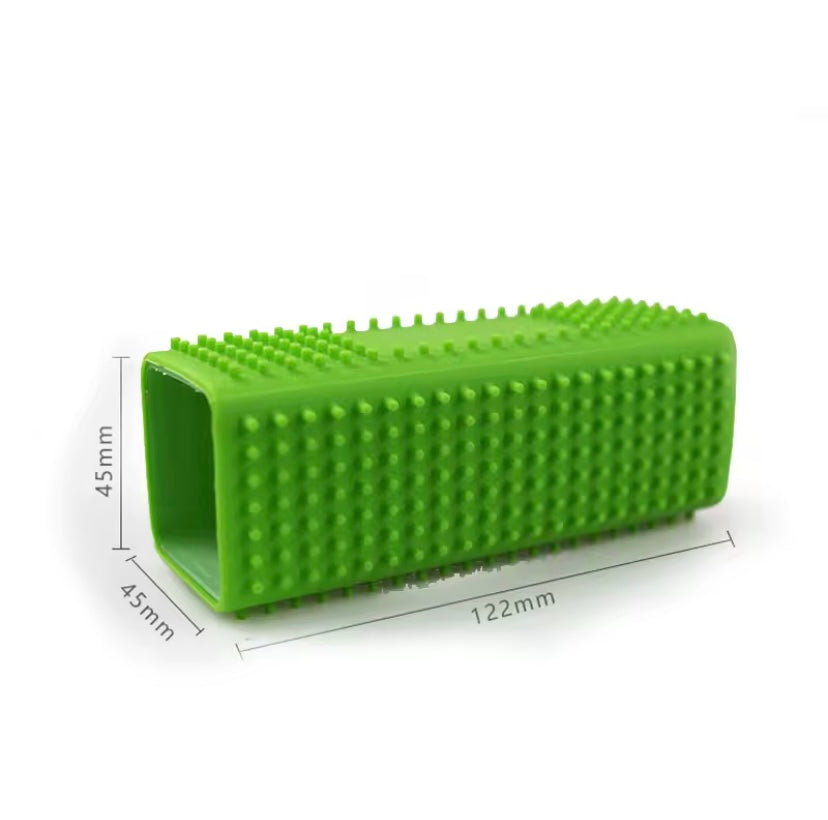 Brosse massage animaux en silicone
