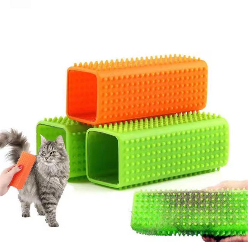 Brosse massage animaux en silicone
