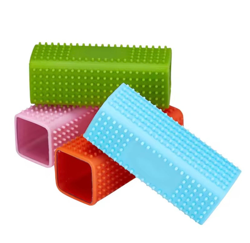 Brosse massage animaux en silicone