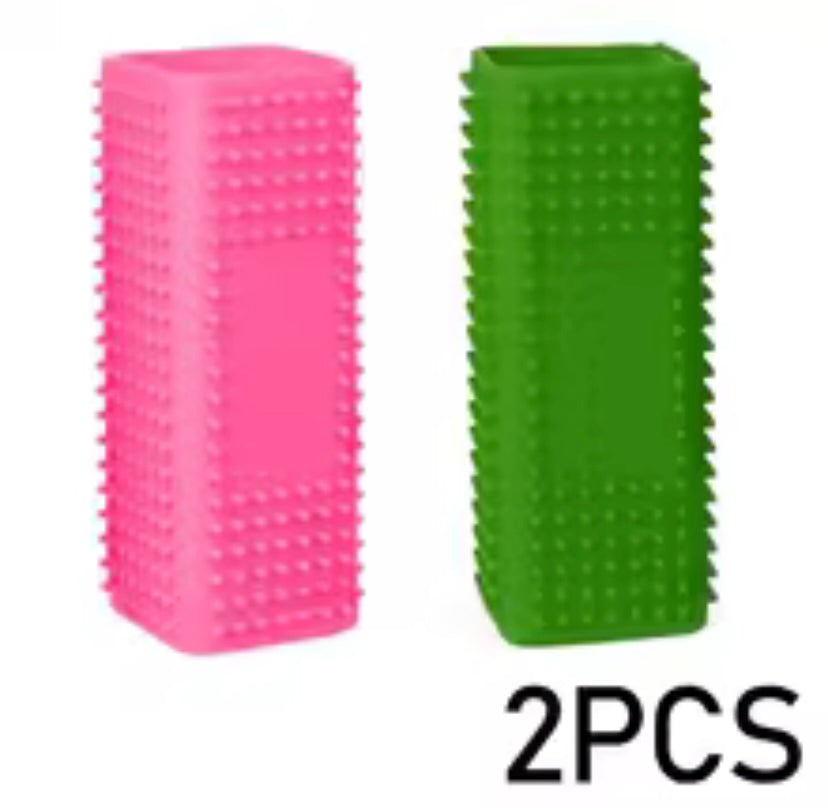 Brosse massage animaux en silicone