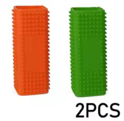 Brosse massage animaux en silicone
