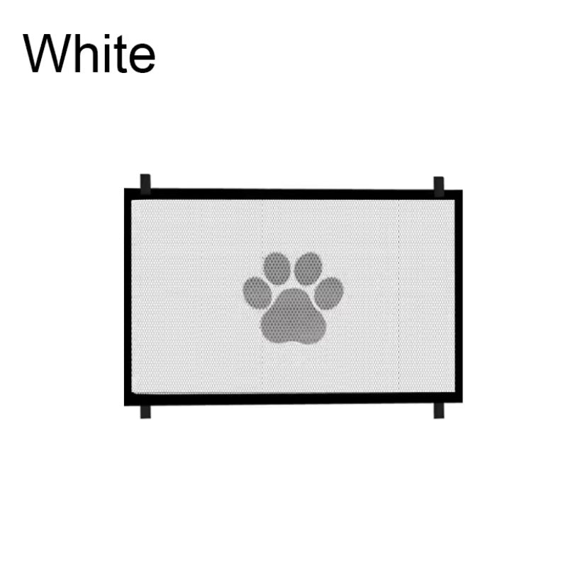 Barrière de sécurité rétractable pour chien et bébé