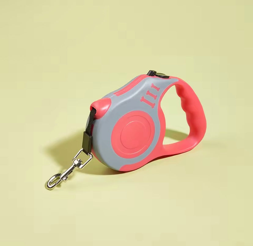 Laisse rétractable automatique pour chien – 3m / 5m
