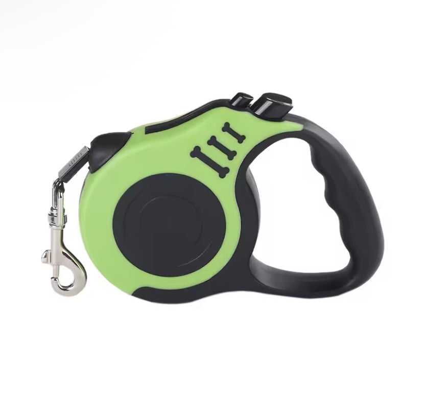 Laisse rétractable automatique pour chien – 3m / 5m